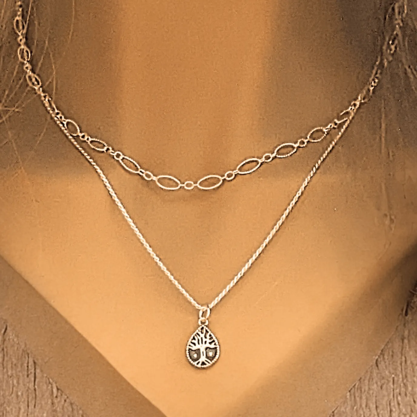 Tree of Life Necklace Set