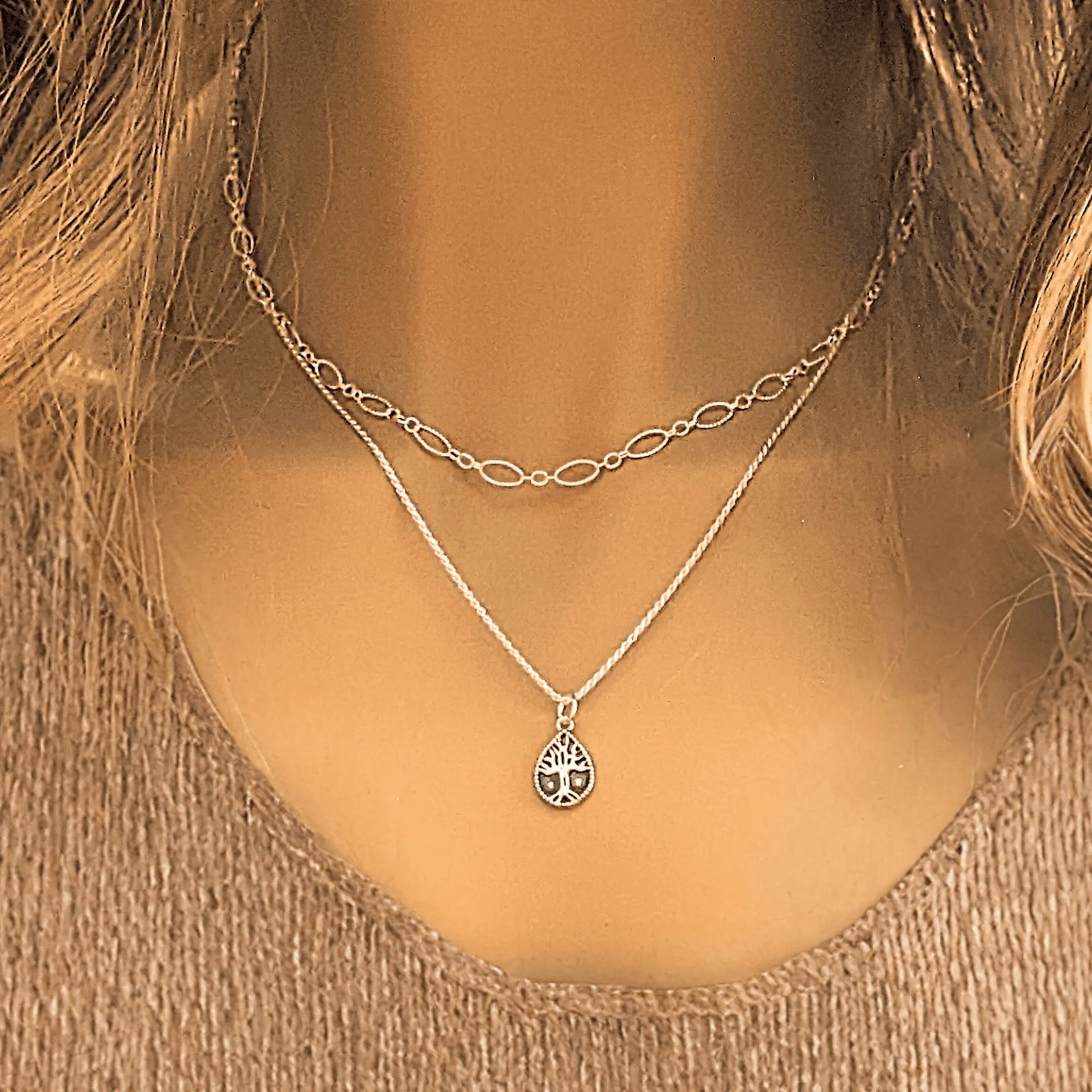 Tree of Life Necklace Set