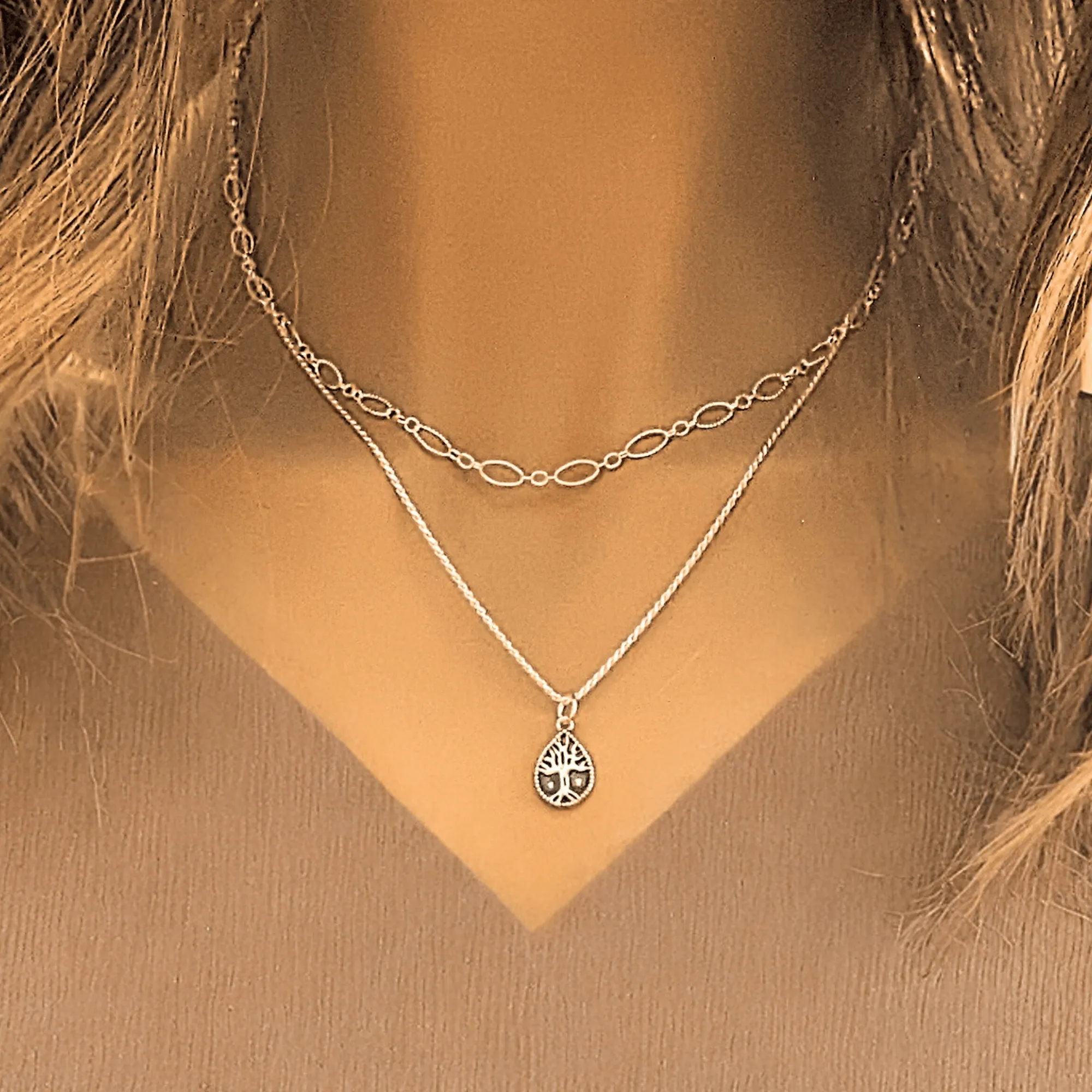 Tree of Life Necklace Set