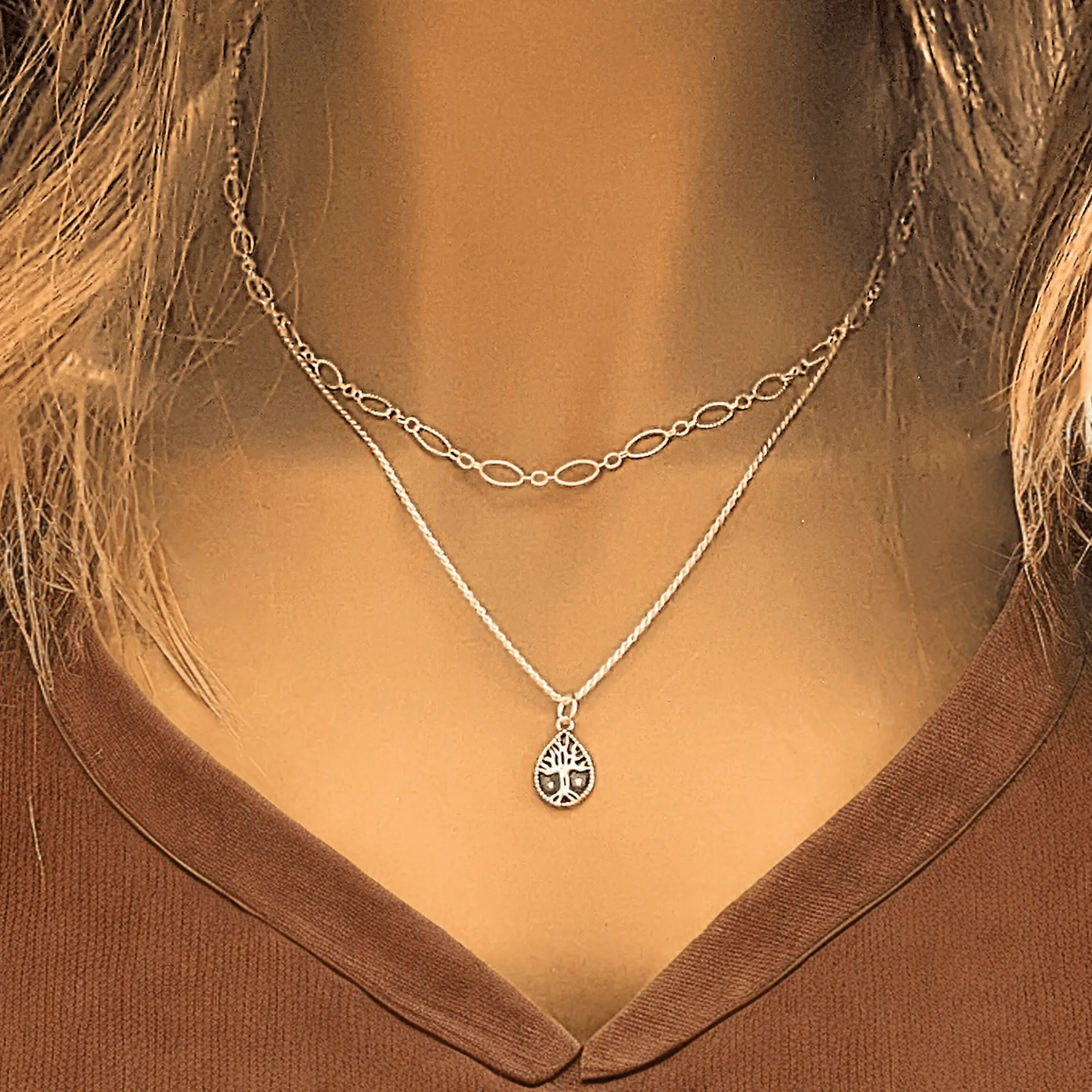 Tree of Life Necklace Set