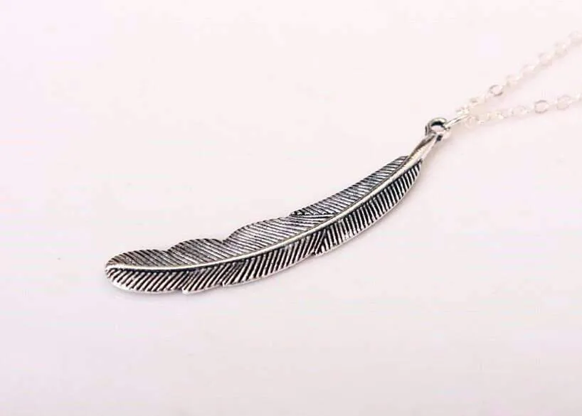 Turquoise Leaf Feather Multi Layer Necklace | CozyCouture®