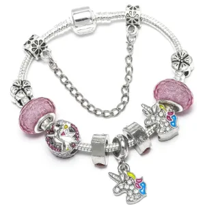 Vintage Charm Bracelet Bangle Multiple Colors