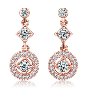 Zircon Vintage Allure Drop Earrings